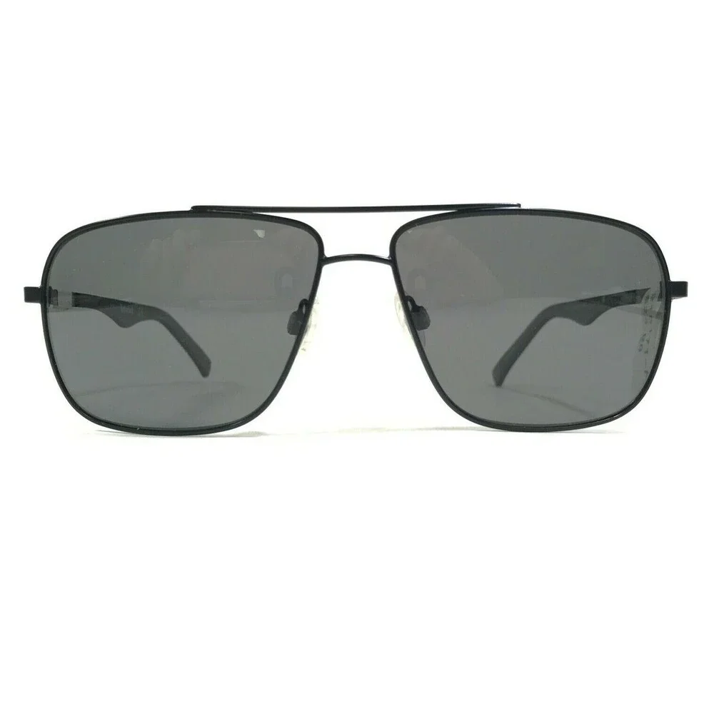 Timberland Sunglasses TB9107 02D Black Square Frames with Gray Lenses 61-14-140